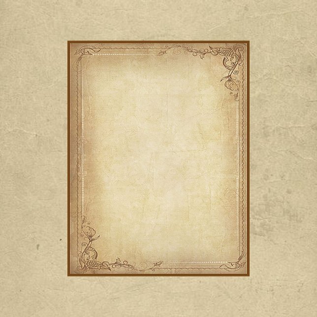  Bloemen Grens Scrapbook Papier (Creator heeft geüpload)