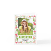 Bloemen grensklasse van 2017 afstuderen Dank u