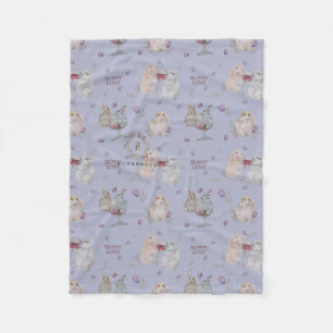 Bloemen, grillig, Nursery waterverf verhalen Fleece Deken