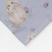 Bloemen, grillig, Nursery waterverf verhalen Fleece Deken (Hoek)