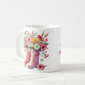  bloemen groeien geluk één bloei per keer koffiemok (Voorkant links)