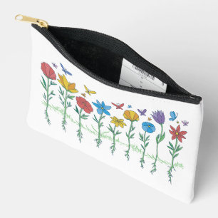 Bloemen groeien ontwerp etui