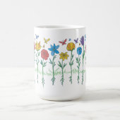Bloemen groeien ontwerp koffiemok (Center)