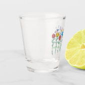 Bloemen groeien ontwerp shot glas (Links)