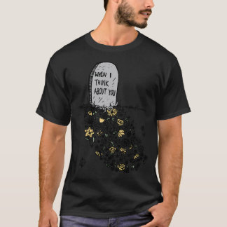 Bloemen groeien uit mijn graf t-shirt