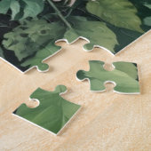 Bloemen Groen Elegante Waterverf Legpuzzel (Zijkant)