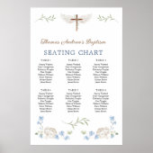 Bloemen Groen Engel Dwars Dop Zitkaarten Poster (Voorkant)