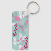 bloemen groen sleutelhanger (Achterkant)