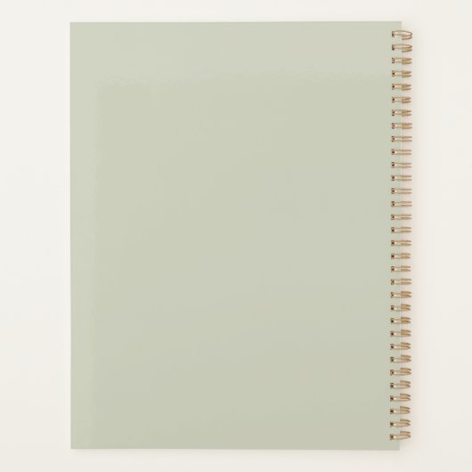  Bloemen Groene Custom Garden Planner (Achterkant)