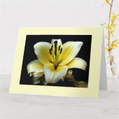 Bloemen groot Wenskaart Kaart (Gele Bloem)