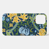 Bloemen grote bloemen: donkergroen Case-Mate iPhone case (Achterkant (horizontaal))
