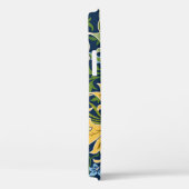 Bloemen grote bloemen: donkergroen Case-Mate iPhone case (Achterkant / Rechts)