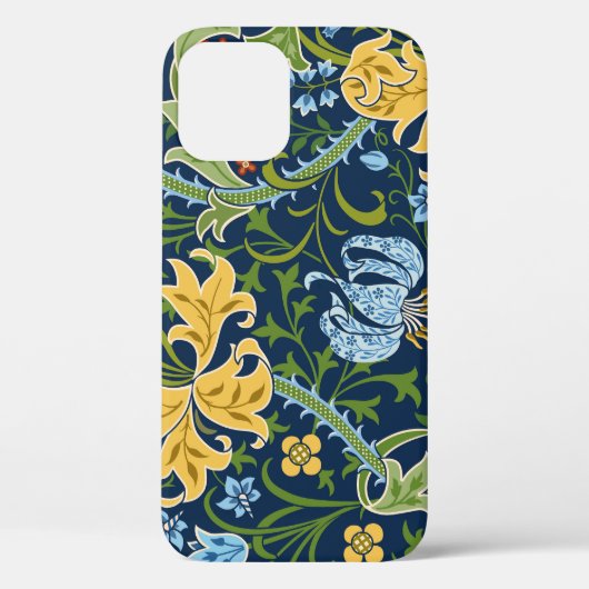 Bloemen grote bloemen: donkergroen Case-Mate iPhone case (Achterkant)