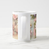  bloemen grote koffiekop (Achterkant)