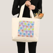 Bloemen Grote Tote Bag (Voorkant (product))