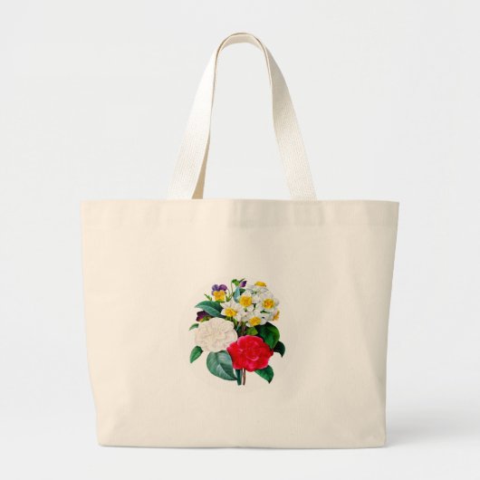  bloemen grote tote bag (Voorkant)