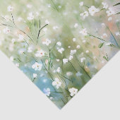 Bloemen-Gypsophila (A) Waterverf Tissuepapier (Detail)