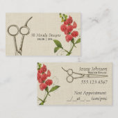  Bloemen Haar Stylist Schaar Schaar Afsprakenkaartje