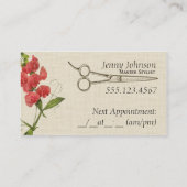  Bloemen Haar Stylist Schaar Schaar Afsprakenkaartje