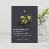  Bloemen Halloween Feest Kaart (Staand voorkant)