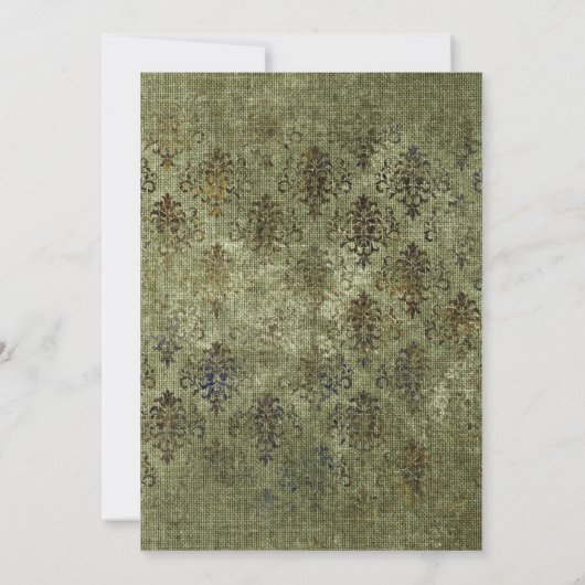  Bloemen Halloween Feest Kaart (Achterkant)