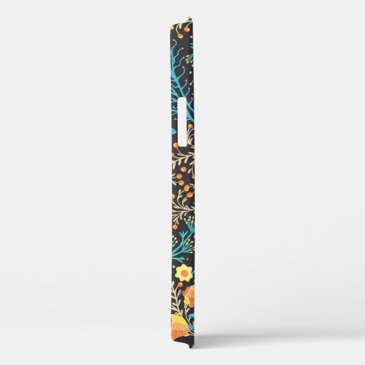 Bloemen Hand getekend: Creatief Naadloos Case-Mate iPhone Case (Achterkant / Rechts)