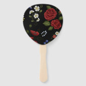 Bloemen Handwaaier (Achterkant)