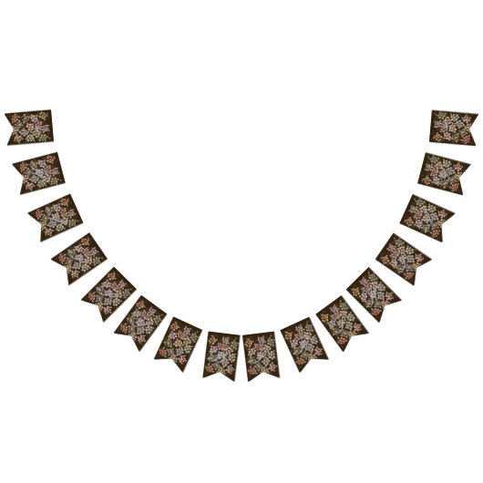 Bloemen Happy Birthday Banner (Alle)