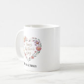 Bloemen Happy Moederdag Garden Tea Gift Koffiemok (Voorkant links)