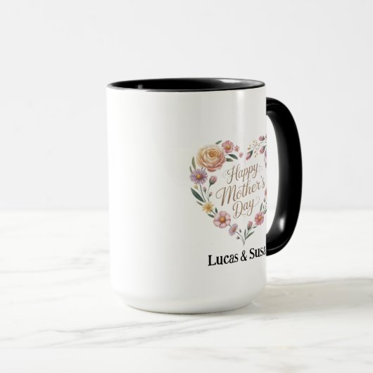 Bloemen Happy Moederdag Gift Combo Mok (Voorkant rechts)