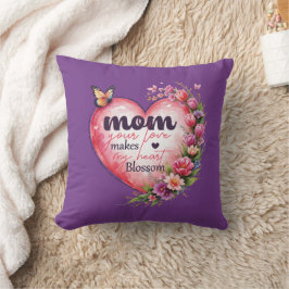 Bloemen hart Moederdag Cadeau_ Ze zal liefde Kussen