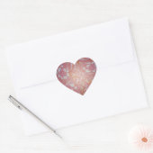  bloemen hart sticker (Envelop)