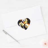  bloemen hart sticker (Envelop)
