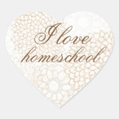  bloemen hart sticker (Voorkant)