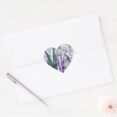 Bloemen Hart Sticker (Envelop)