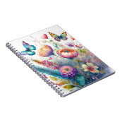 Bloemen, harten en vlinders notitieboek (Rechterzijde)