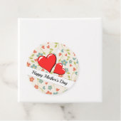 Bloemen & harten voor Moederdag Bedankjes Labels (In situ)