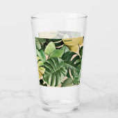Bloemen/Hawaïaans/Tropisch blad Glas (Achterkant)