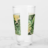 Bloemen/Hawaïaans/Tropisch blad Glas (Rechts)
