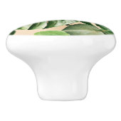 Bloemen/Hawaïaans/Tropisch blad Keramische Knop (Zijkant)