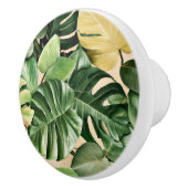 Bloemen/Hawaïaans/Tropisch blad Keramische Knop (Rechts)