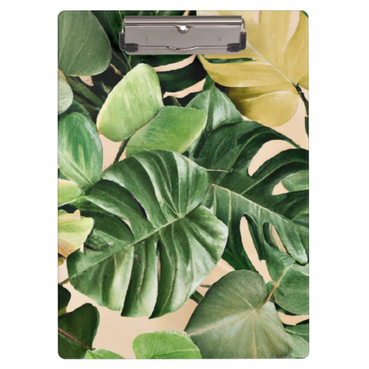 Bloemen/Hawaïaans/Tropisch blad Klembord (Voorkant)
