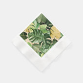 Bloemen/Hawaïaans/Tropisch blad Servet (Hoek)