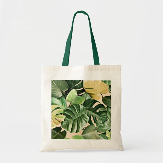 Bloemen/Hawaïaans/Tropisch blad Tote Bag (Voorkant)