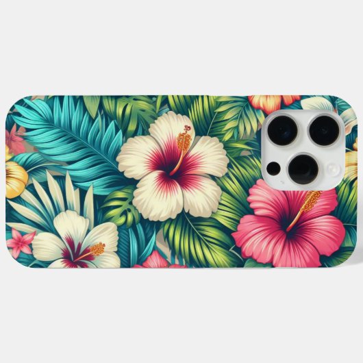 Bloemen Hawaïaans/tropisch Case-Mate iPhone Case (Achterkant (horizontaal))