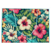 Bloemen Hawaïaans/tropisch Groot Cadeauzakje (Achterkant)