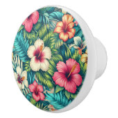 Bloemen Hawaïaans/tropisch Keramische Knop (Rechts)