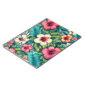 Bloemen Hawaïaans/tropisch Notitieboek (Linkerzijde)