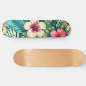 Bloemen Hawaïaans/tropisch Persoonlijk Skateboard (Horizontaal)