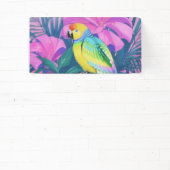 Bloemen/Hawaïanen/Tropisch/papegaai Spandoek (Insitu)